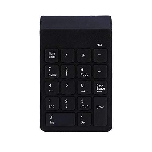 Wireless Bluetooth3.0 Number Pad Numeric Keypad 18 Keys Digital Keyboard for Laptop
