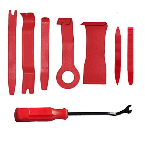 GOHAWKTEQ 8PCS Auto Trim Removal Tool Set Car Panel Removers for Car Audio Dash Door Panel Window Molding Fastener Remover Tool Kit G0001U