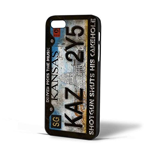 Supernatural Licanse Plate for Iphone Case (iPhone 5/5s Black)
