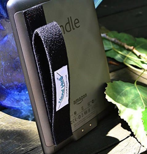 Kindle Grip - Tablet Grip, Tech Accessory - Hold & Tap with One Hand - iPad Wrist Support - Nook Accessory - Reader Strap - Arthritis Aid