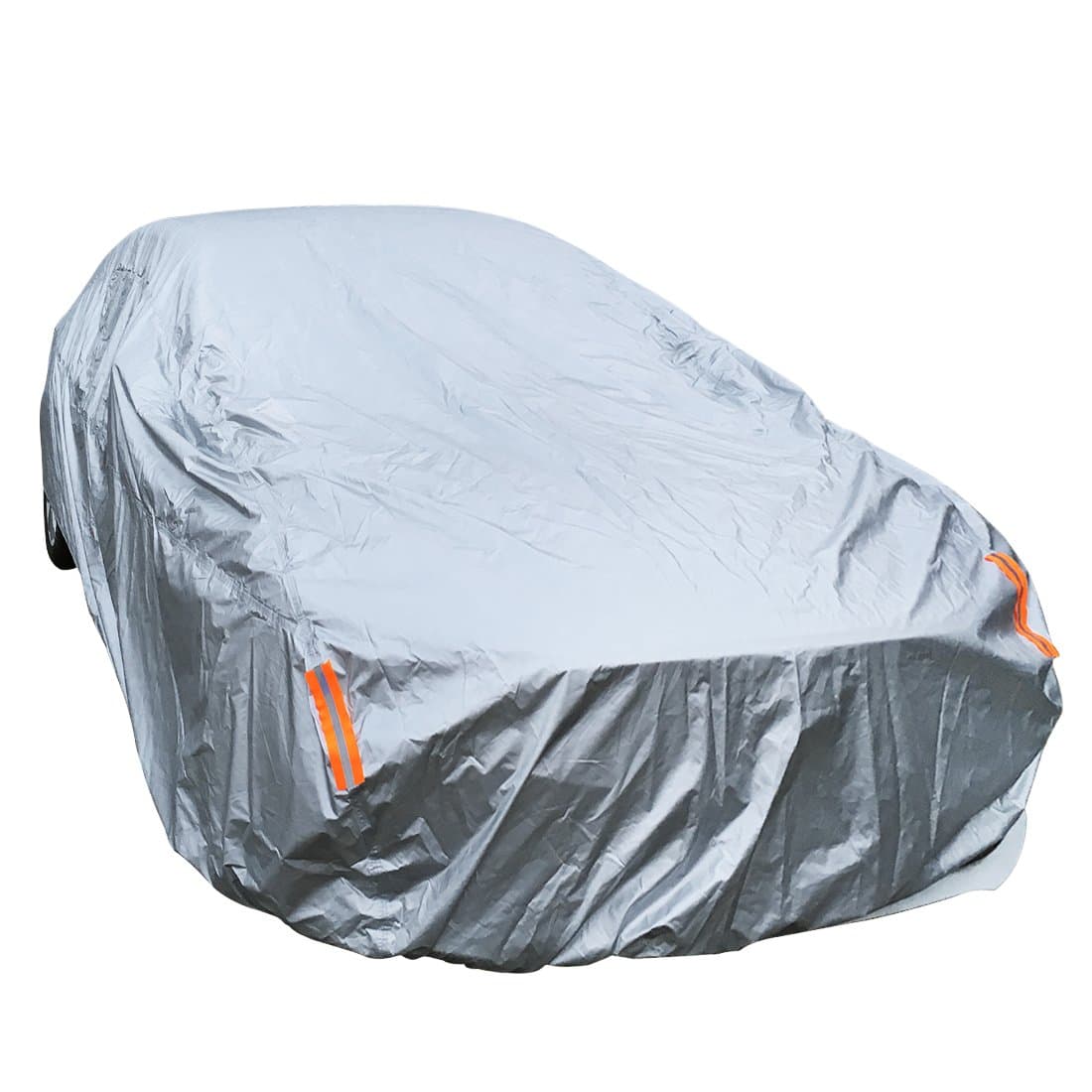Basic Guard WaterProof Car Cover-Breathable UV Dust Rain Resistant -Universal Fit Full Size SUV Sedan Car Cover Outdoor Indoor(Fits Up to 190")
