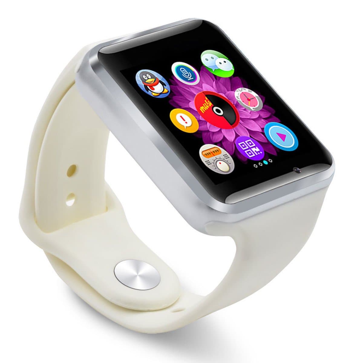 AmYin Bluetooth Android Watch Phone with Camera A1W (White)