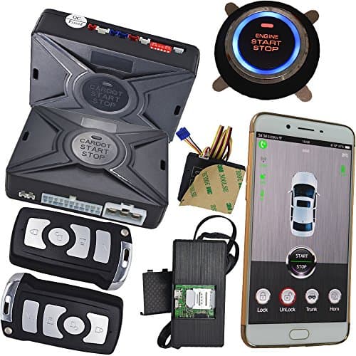 Cell Phone Car Alarm Security System With Gsm Mobile App Control GPS Online Realtime Tracking