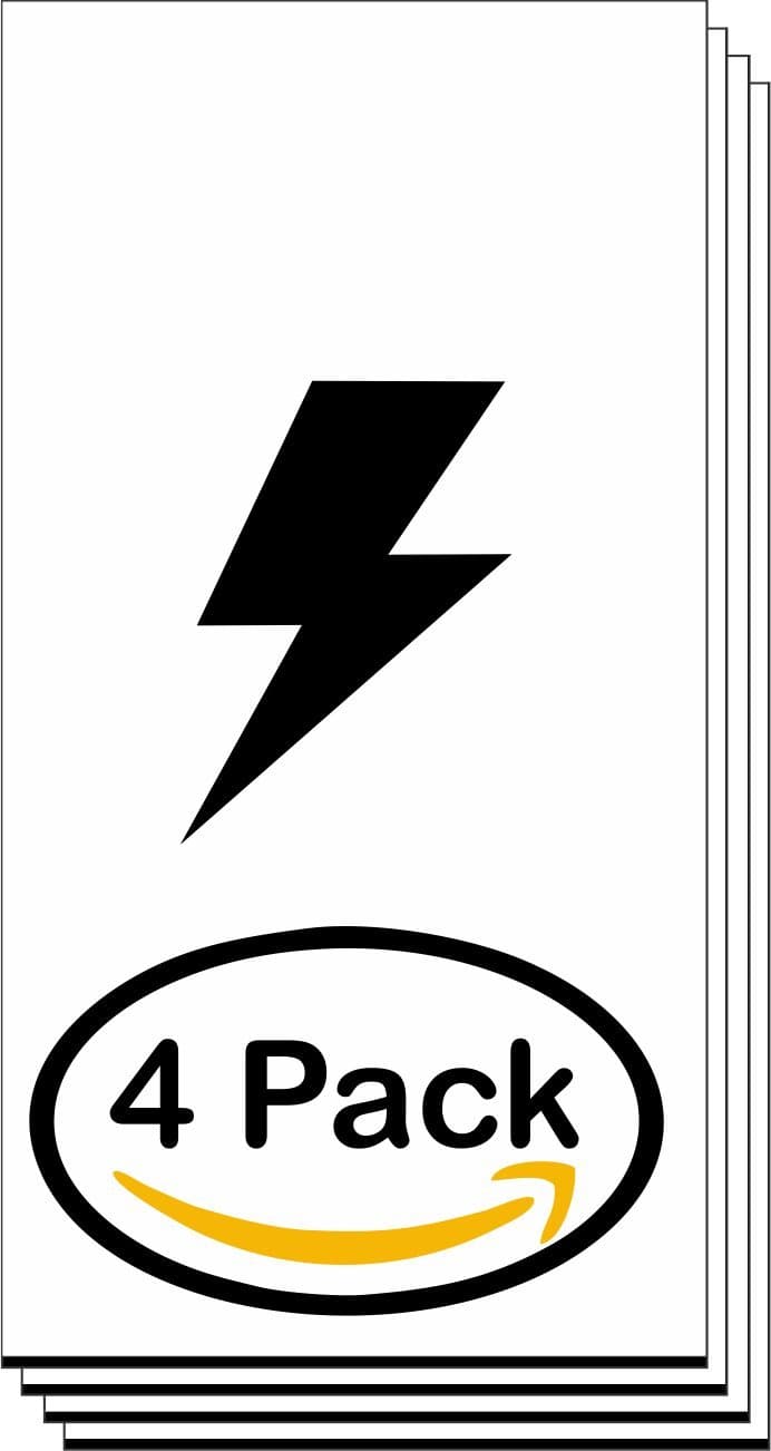 4 Pack, Laser-Plastic-Engraving-Sheets- Mattes White/Black 1/16 Blank Interior and Exterior Grade 2-Ply Plastic Engraving Blanks - Non Glare