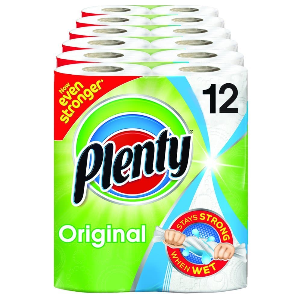 Plenty White 2 Rolls (pack Of 6)