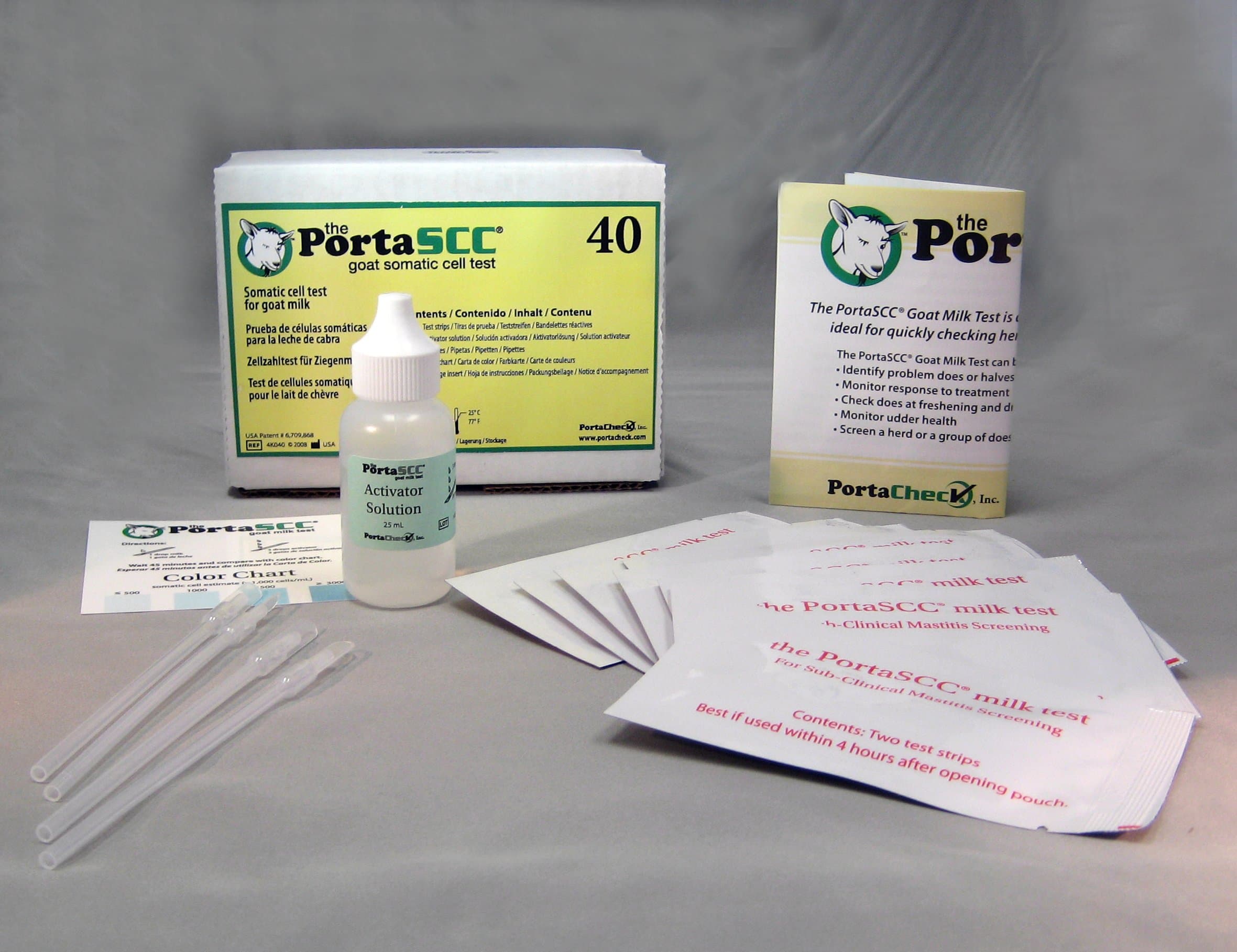 Portascc Goat Milk Test - 40 Pack