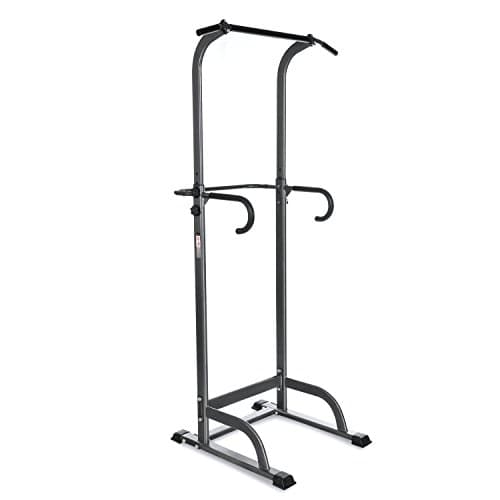 Jway Adjustable Power Tower, Pull Up Chin Up Bar, Pull Up Station, Pull Up Tower for Home Gym