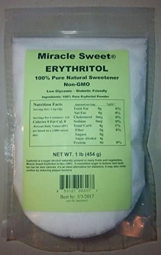 Miracle Sweet Erythritol - 15 lb
