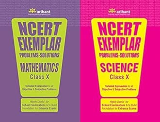 CBSE NCERT Examplar Maths & Science Class 10 Set of 2 Books