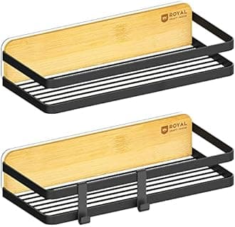 Bathtub Caddy Tray for Bathtub - Bamboo Adjustable Organizer Tray for Bathroom