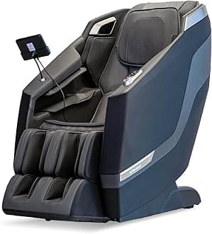 KARMA Massage Chair 2D I Black | 16 auto + 4 manual massage programmes | Pressure therapy I Zero Gravity I Thermotherapy I Foot reflexotherapy | 3D Sound | Bluetooth