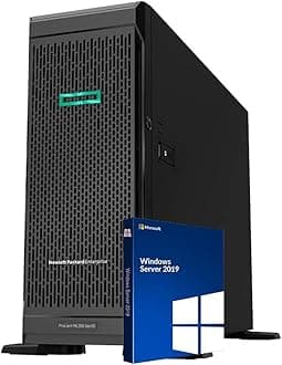 ProLiant ML350 Gen10 Tower Server Bundle with 2 x Intel Xeon Silver 4110, 32GB DDR4, 7.68TB Enterprise SSD, RAID Windows Server 2016