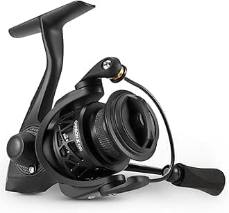 Piscifun Carbon X Spinning Reels - Light to 5.7oz, 5.2:1 Low Speed Gear Ratio, Carbon Frame and Rotor, 10+1 Shielded BB, Smooth Powerful Freshwater Spinning Fishing Reel (1000 Series)