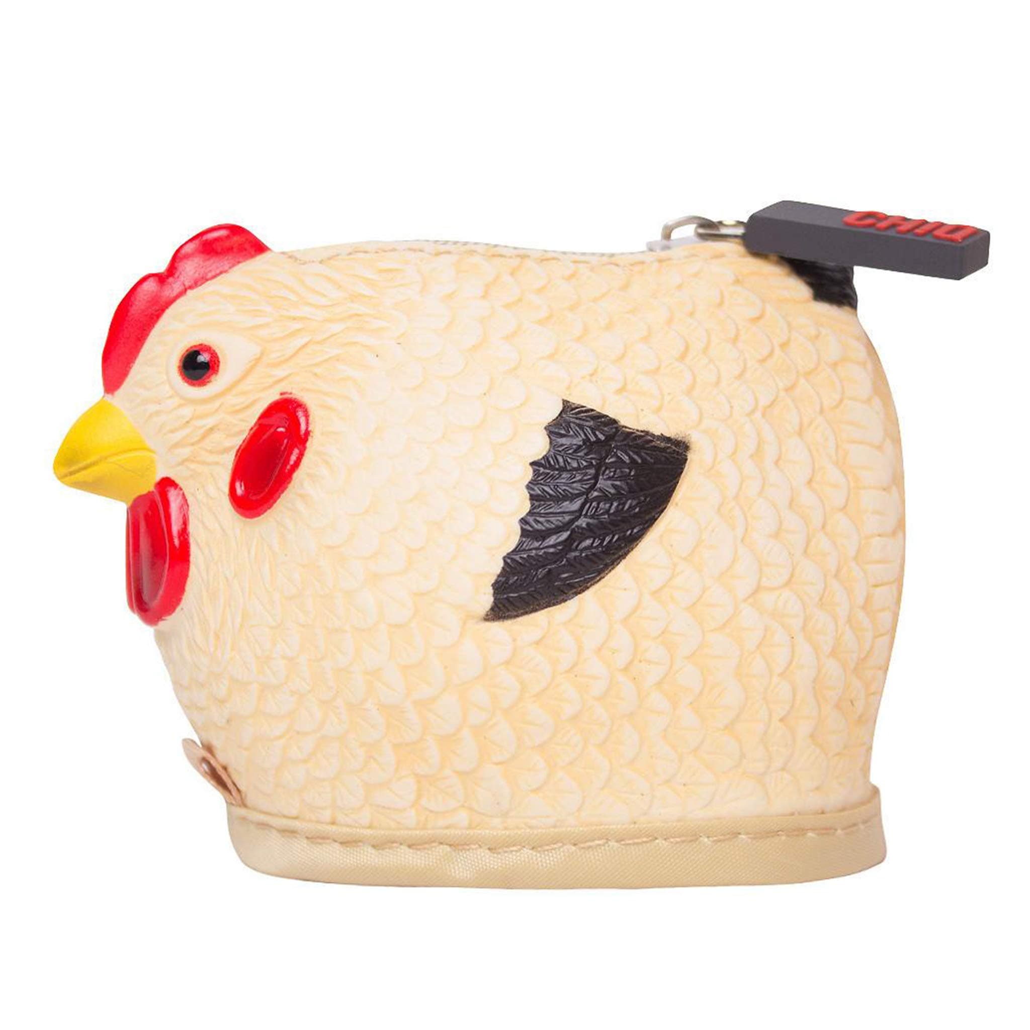 SarutRubber Chicken Coin Purse: Multicolor Tan