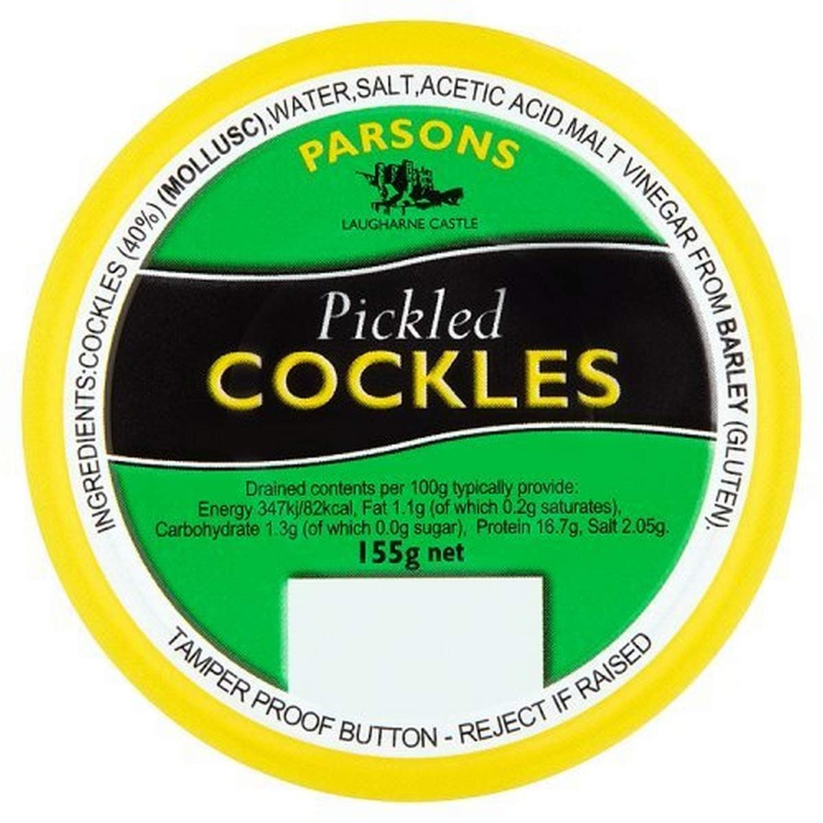 Parsons Welsh Pickled Cockles (155g)
