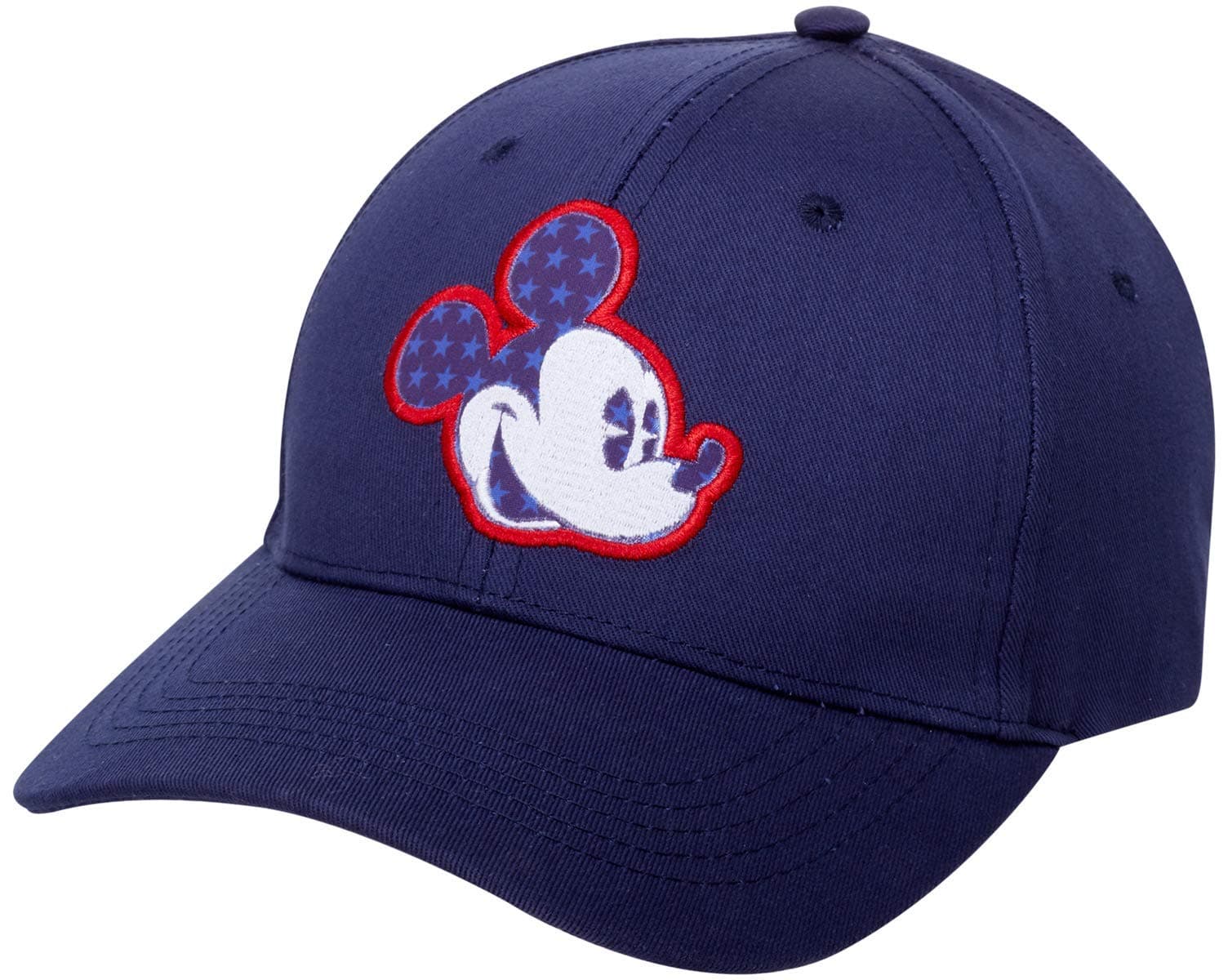 Disney Men’s Mickey Mouse Hat – Snap-Back Baseball Cap, Dad Hat