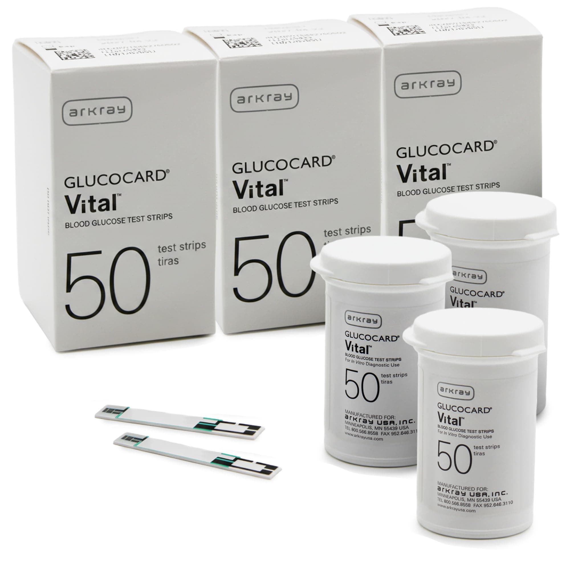 GLUCOCARD Vital Glucose Test Strips, 150 Count