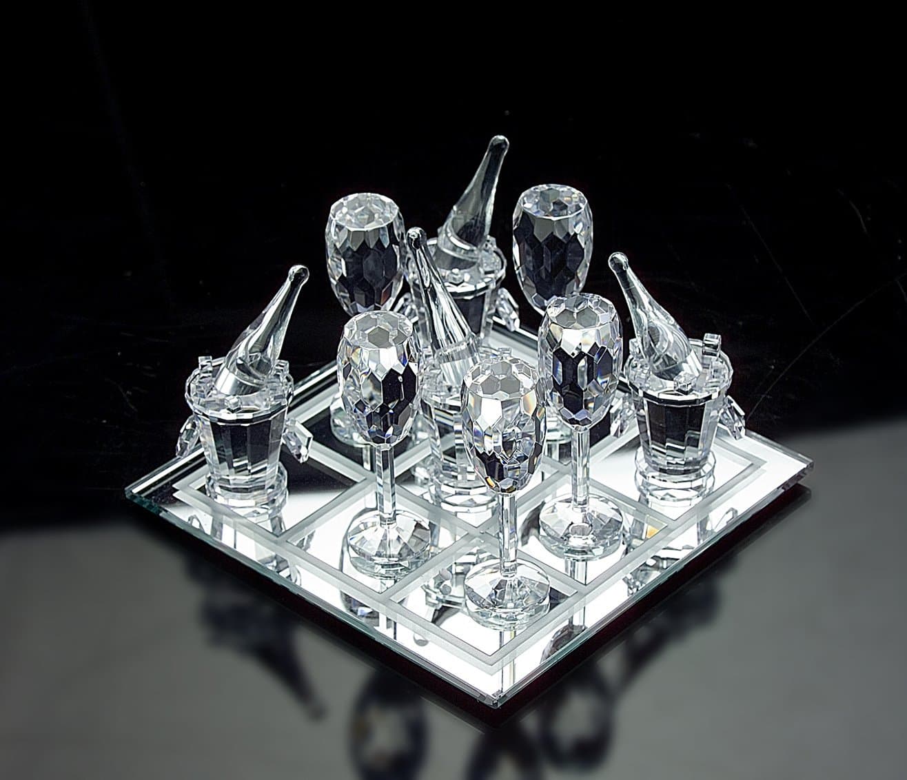 Celebrate Tic Tac Toe Crystal Case