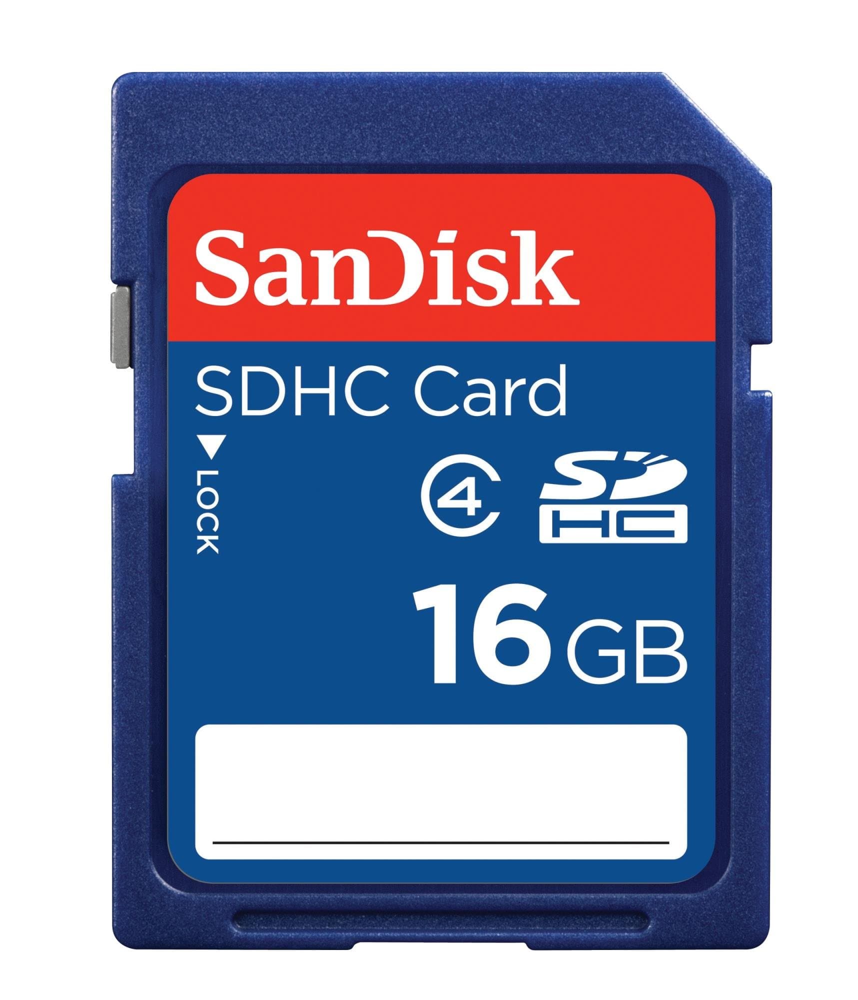 SanDisk Flash 16 GB SDHC Flash Memory Card SDSDB-016G (Label May Change)