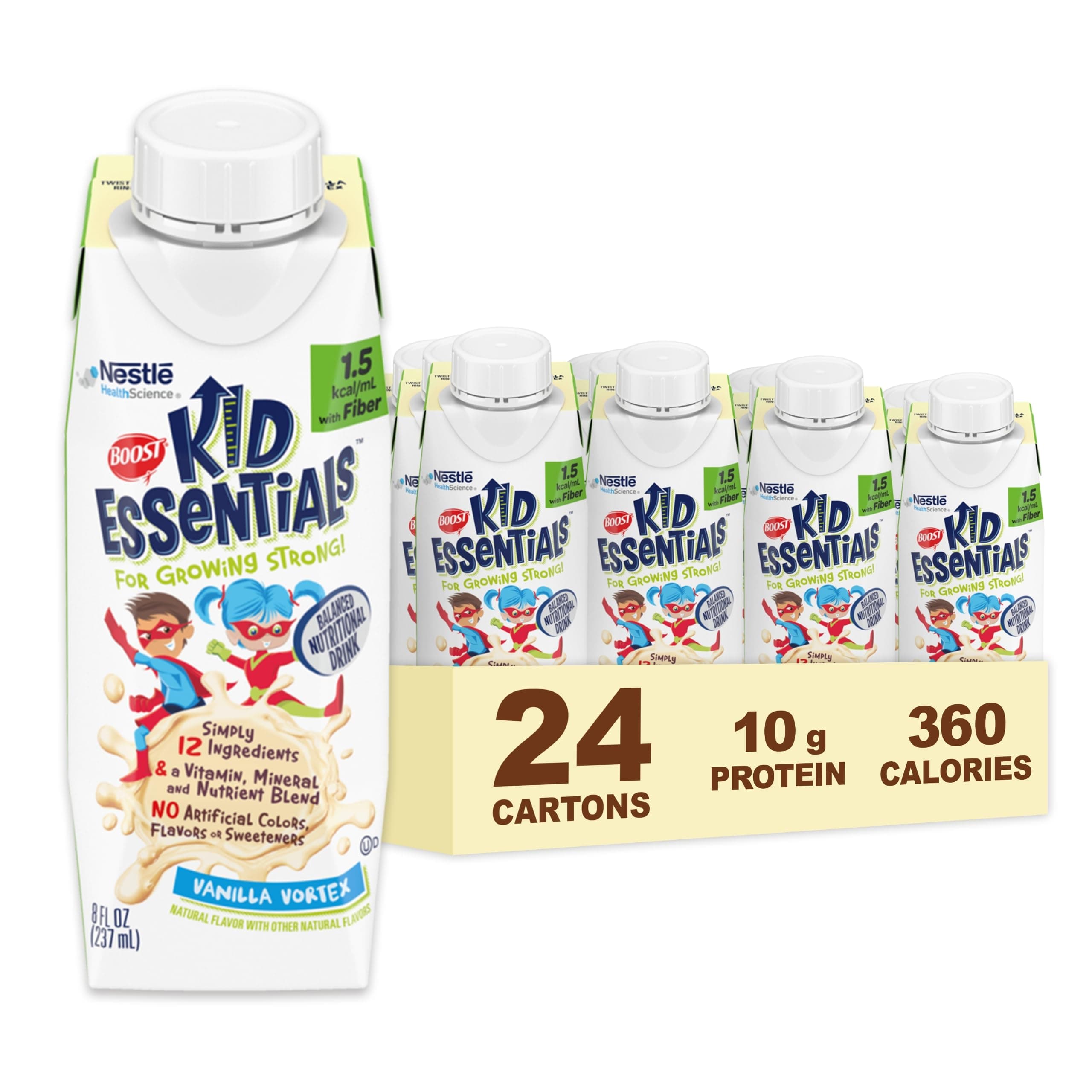 BOOST KID ESSENTIALS 1.5 with Fiber, Vanilla Vortex