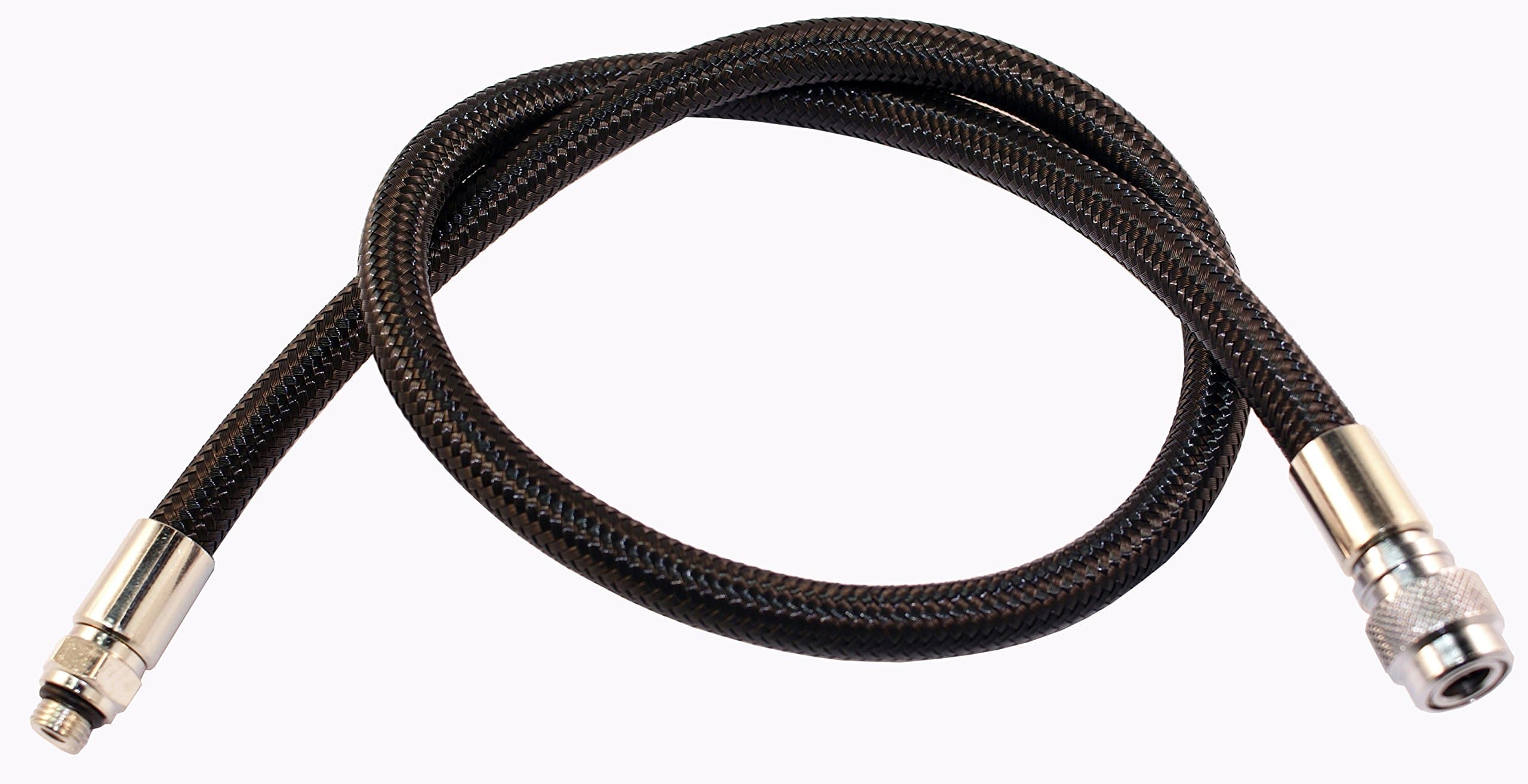 METALSUBBCD INFLATOR HOSE, BRAIDED -BLACK-