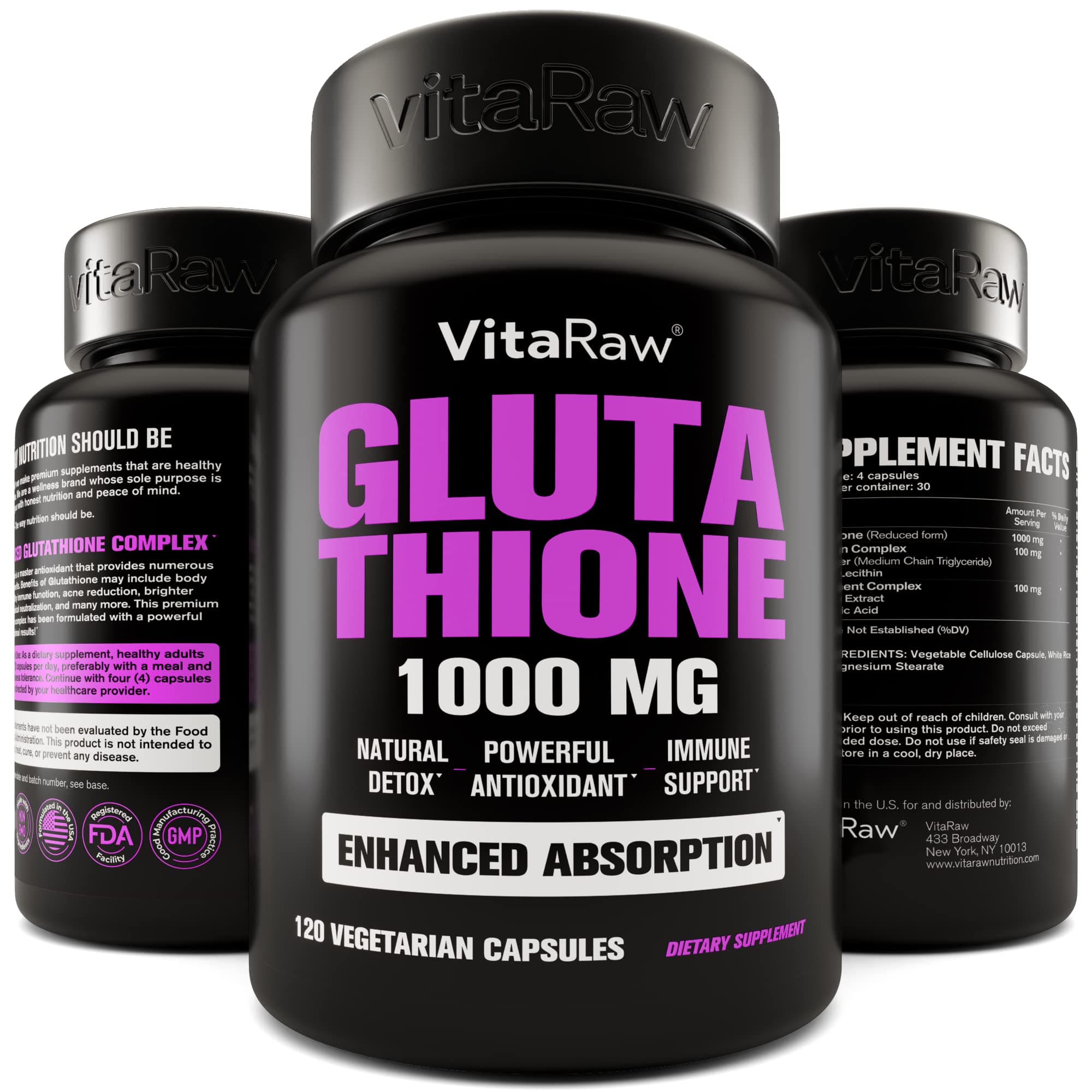 – Glutathione Immune Support (1000mg)