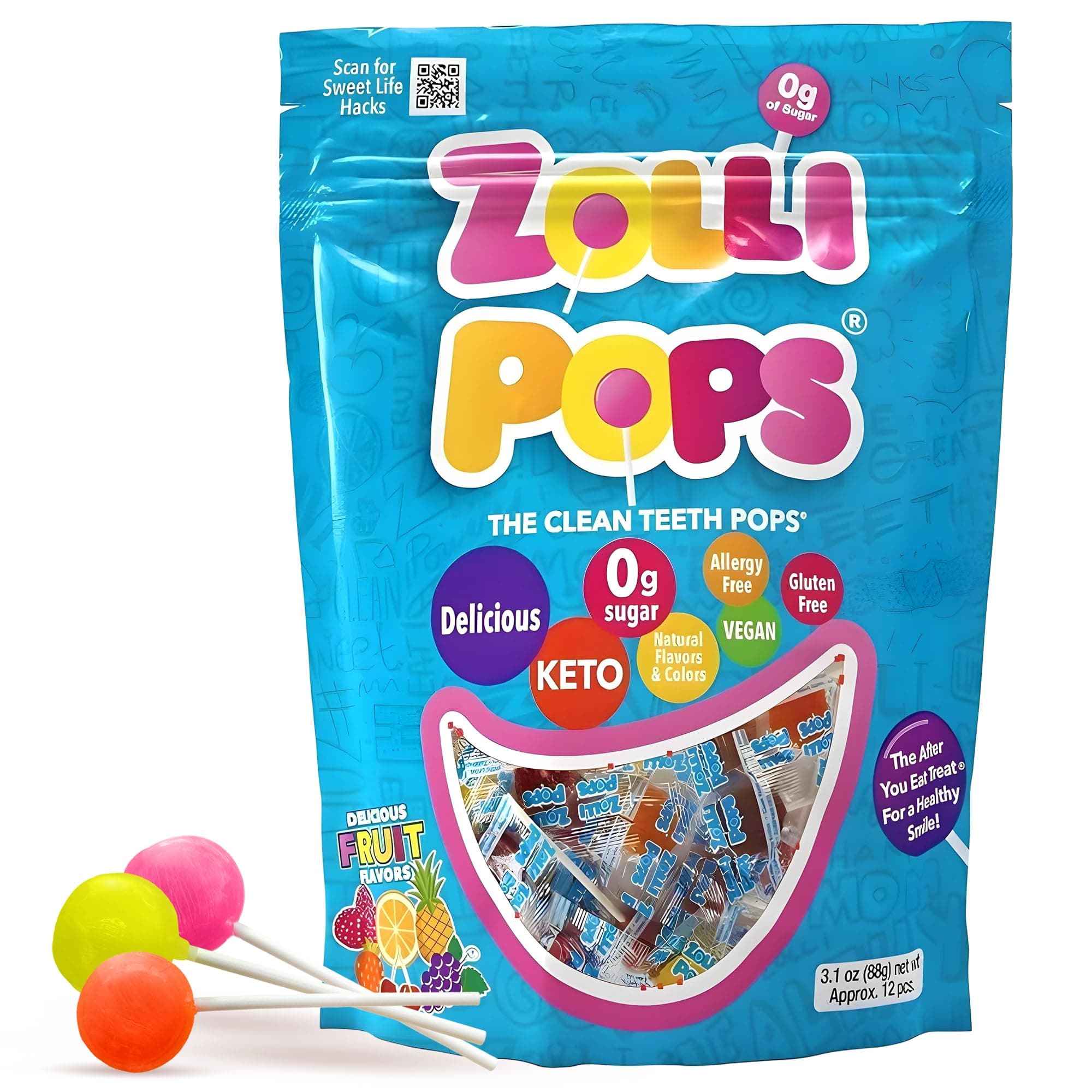 ZOLLIPOPS Variety Fruit 3.1oz