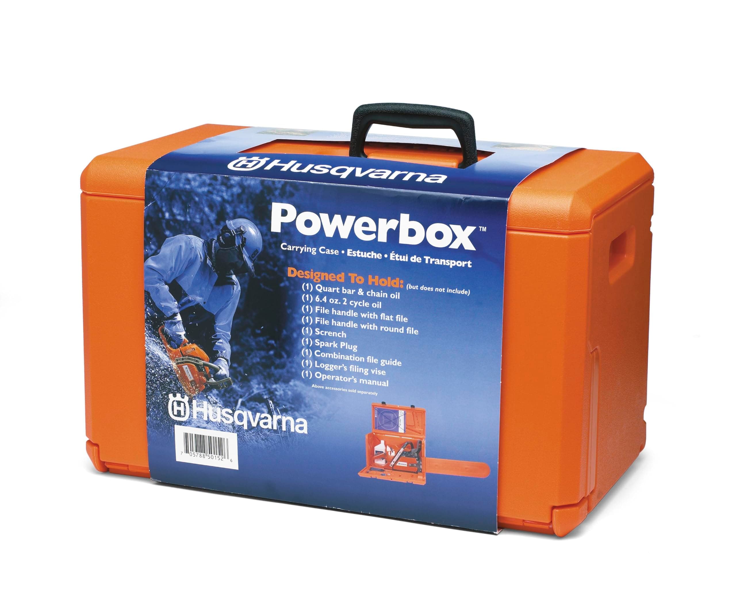 Powerbox Chainsaw Carrying Case Compatible with 455 Rancher, 460, 372XP and 575XP, Chainsaw Case for Accessories, Filing Equipment and Oil, 100000107