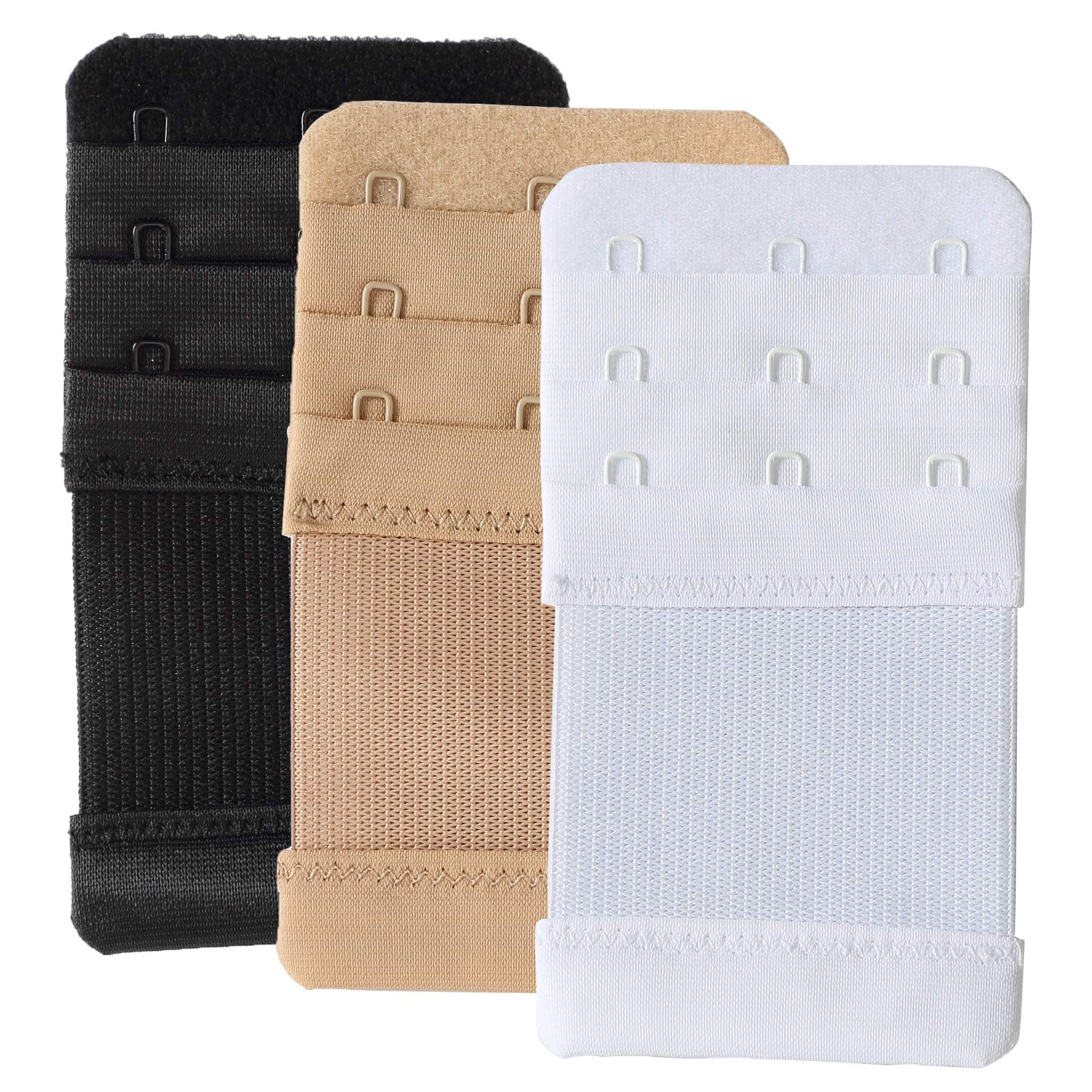 MagicmodeBra Extender 3 Hook Elastic Stretchy Bra Band Extension 3pcs-Pack